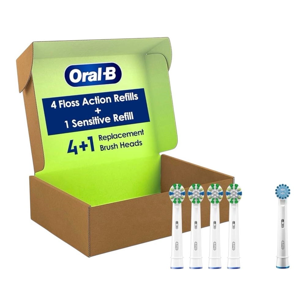 Oral-B - Floss Action Replacement Brush‎ Heads (5 Count) - Refill Pack